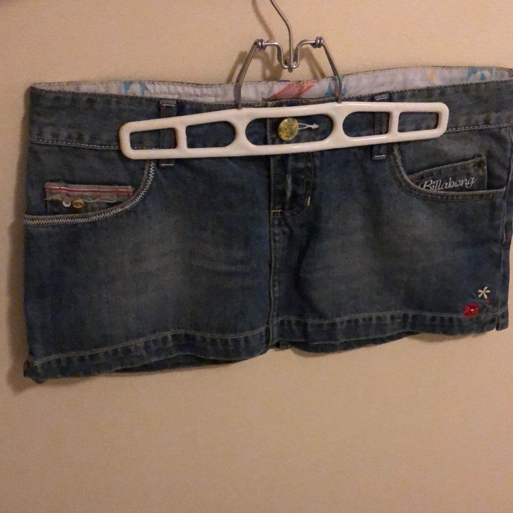 Billabong Denim Mini Skirt